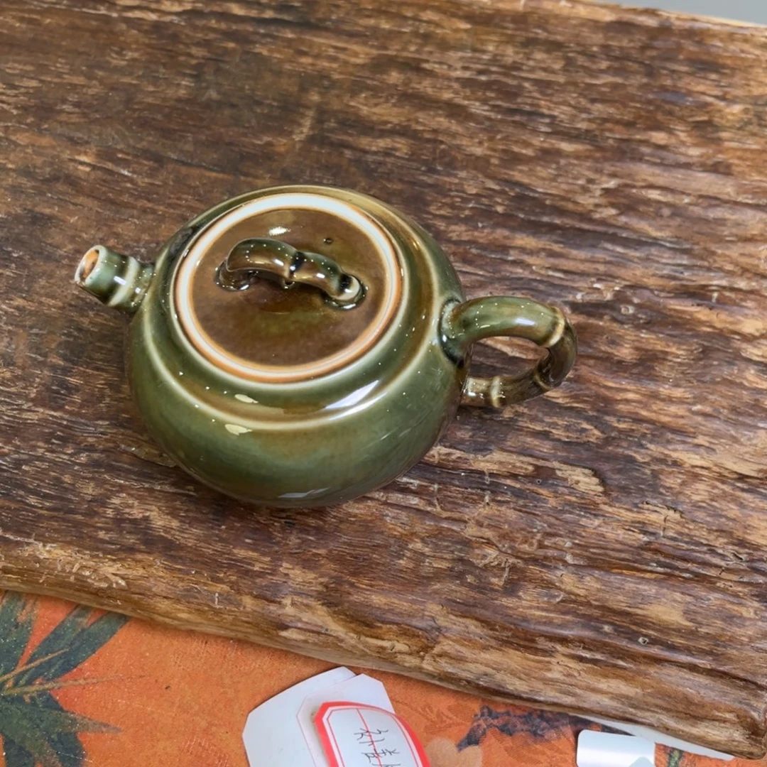 玉***麻柴烧手工手绘陶瓷