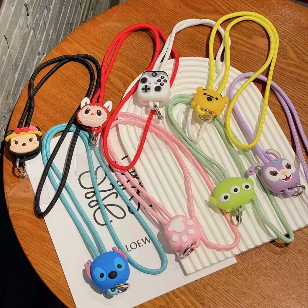 可爱卡通手机挂绳挂脖绳防丢手机壳便携绳子挂饰创意女款手绳挂件