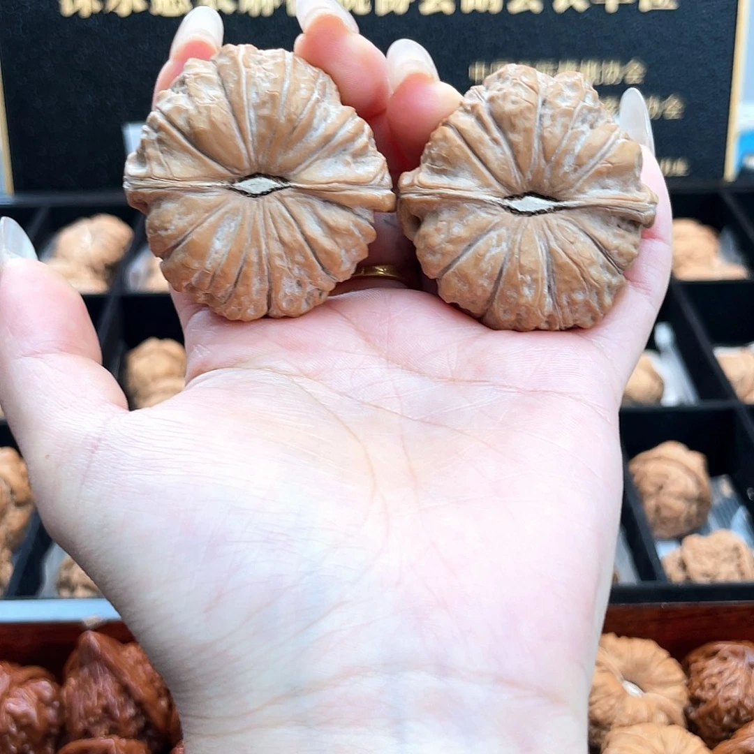 把件文玩核桃森*44南瓜全品矮桩毕业近圆正肩44S4