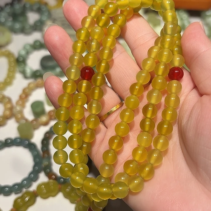蛇纹石玉未镶嵌手串