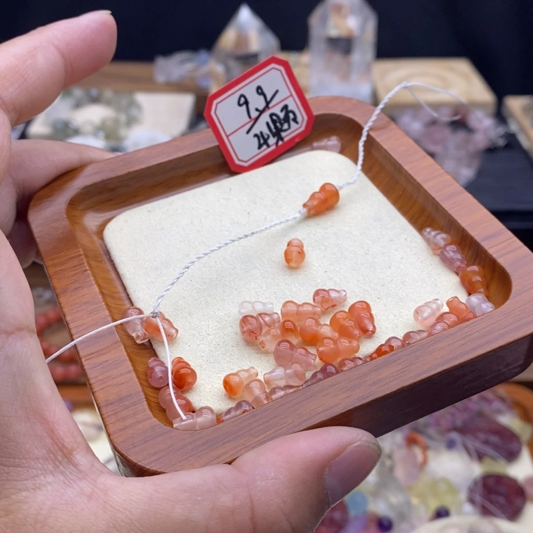 南红玛瑙合金尺寸约5/7左右