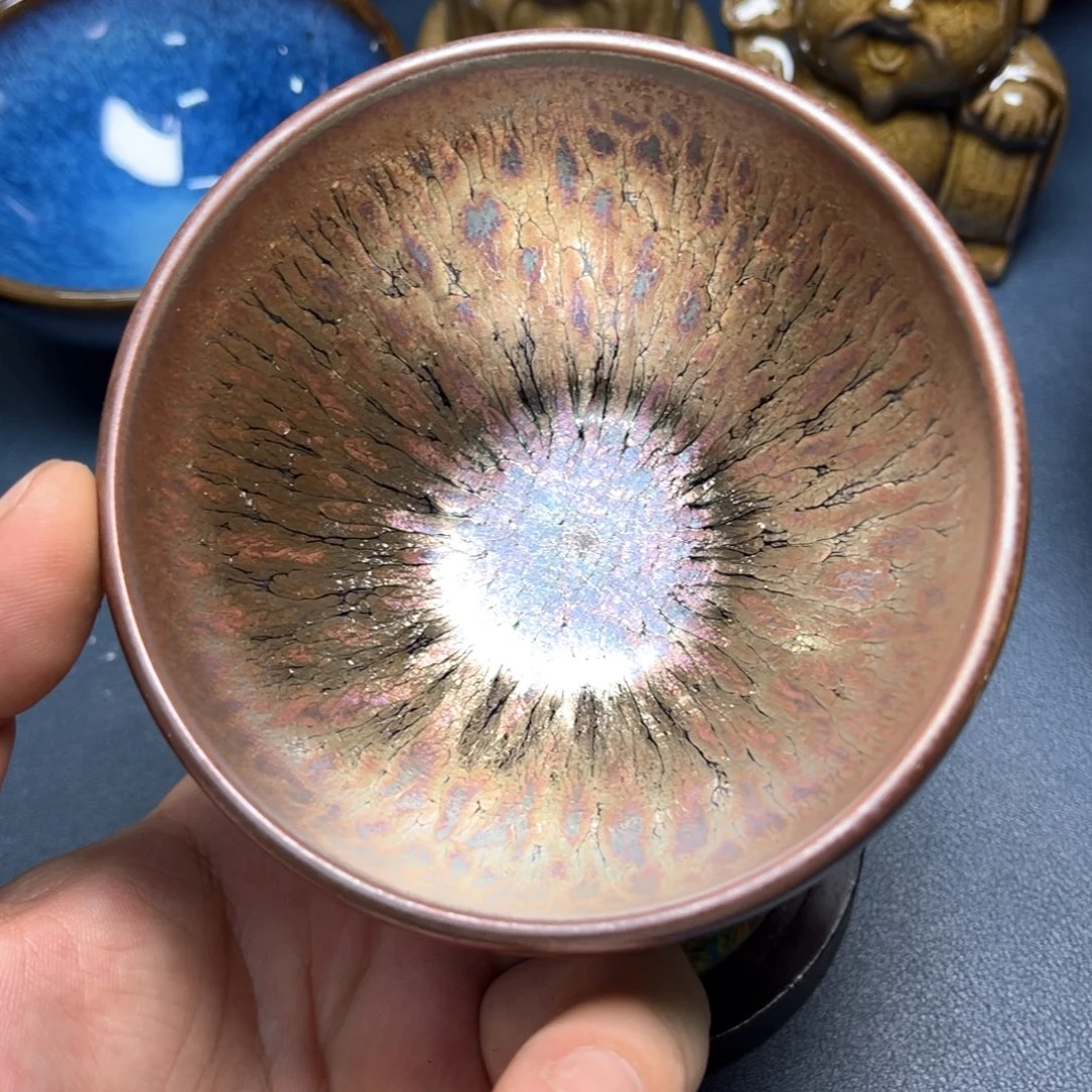 茶盏建盏手握泡茶主人杯