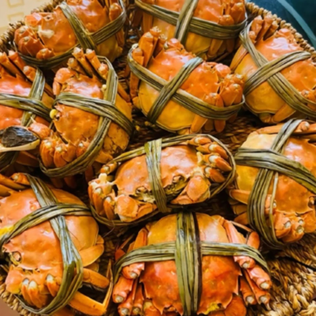 【2两】太湖鲜活大闸蟹 「锦绣大地生鲜」 母蟹北京店铺专属 送货上门 6只到16自选