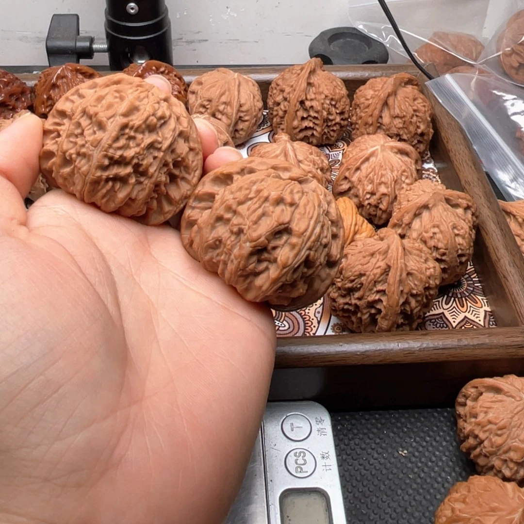 蟹***煲核桃手串/手链白狮45尺全品