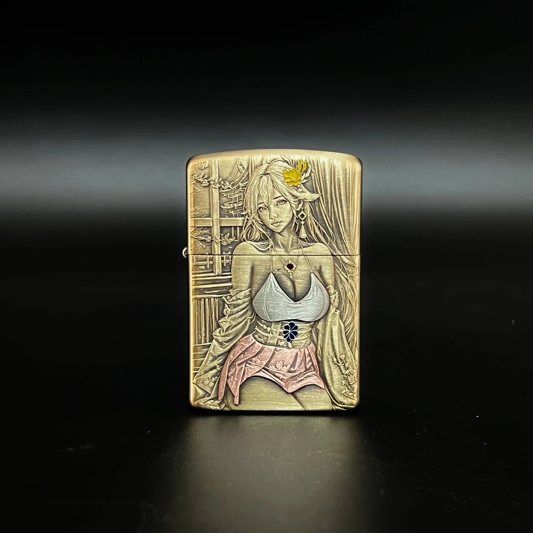 ZORRO佐罗902S二代黄铜盔甲浮雕镶嵌珐琅填漆古风美女貂蝉盔甲机