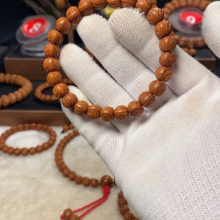 桃核吊坠垚*秦岭龙纹桃核