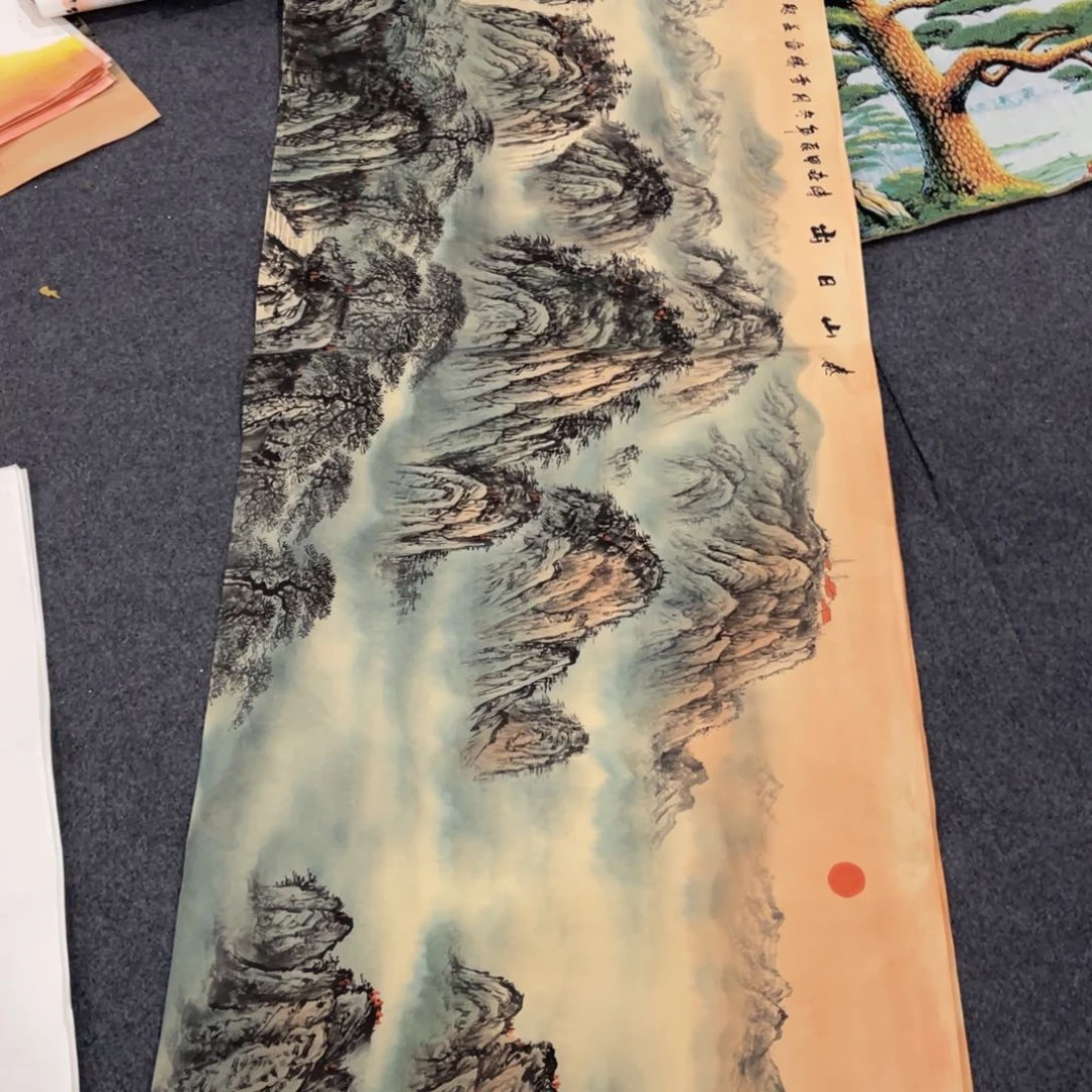 国画处理作品看好再拍哦