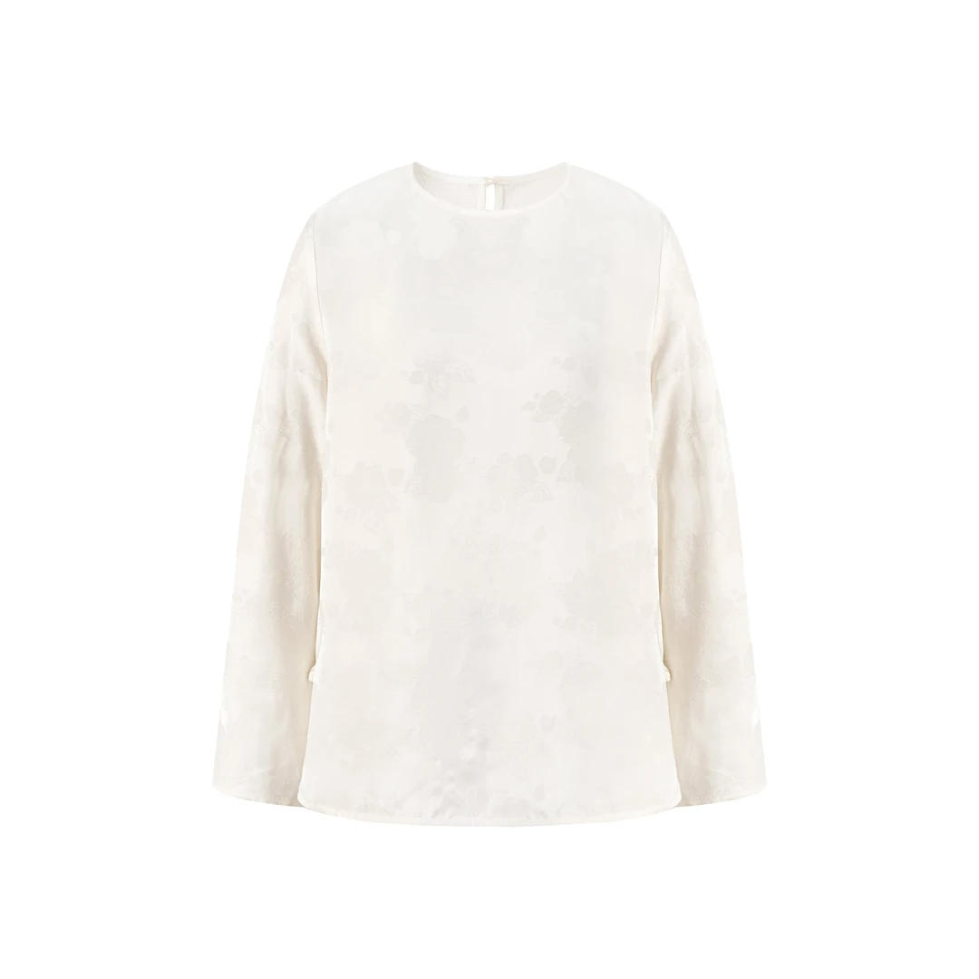 【芸希】春季上新春款国风新中式民国风桑蚕丝衬衫百搭出街小众