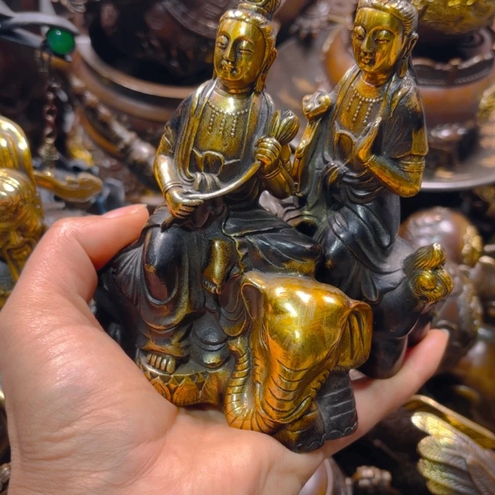 铜器摆件收收藏藏