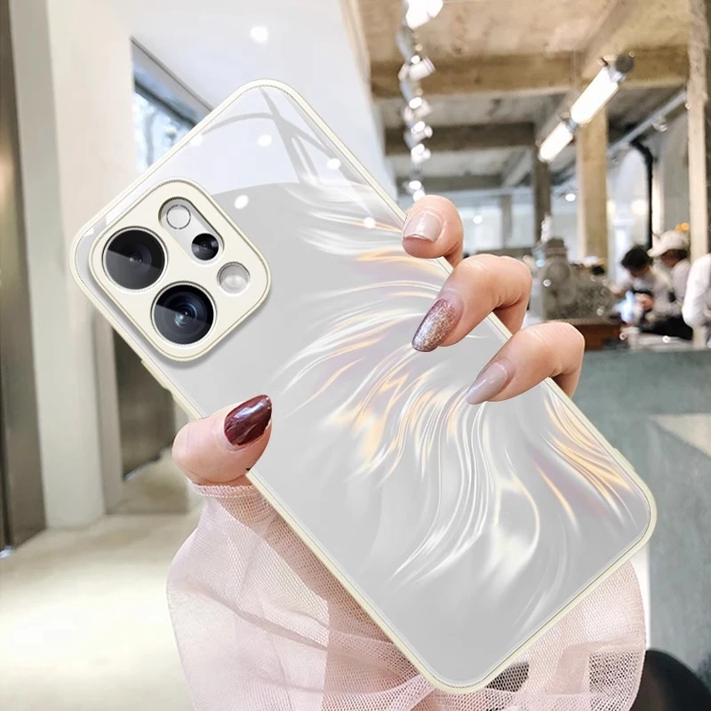 【进口液态玻璃】人鱼姬适用opporeno14pro手机壳reno14新款13p女神