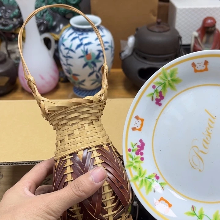 瓷片摆件工艺品瓷器摆件777