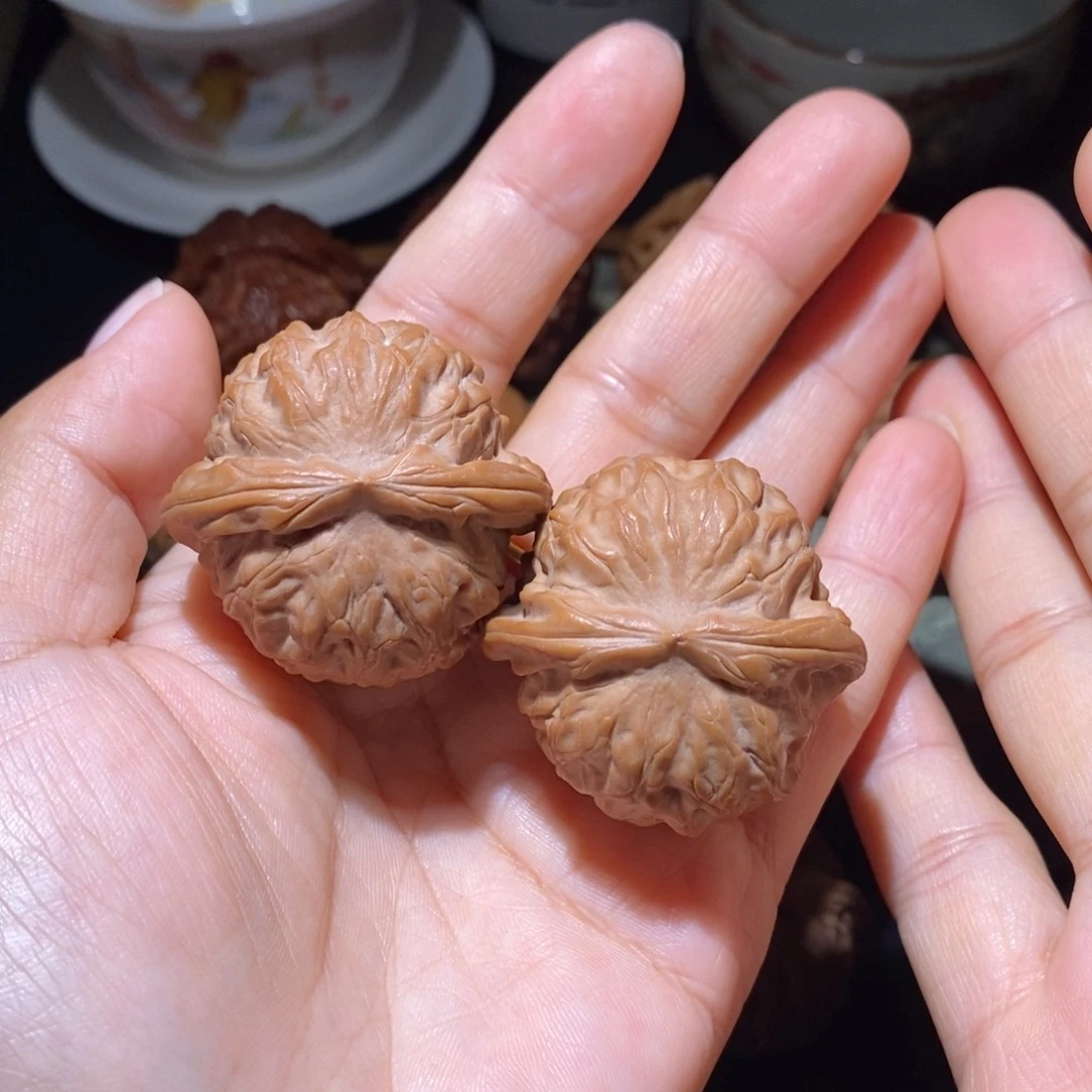 野***霸把件文玩核桃38.8石门