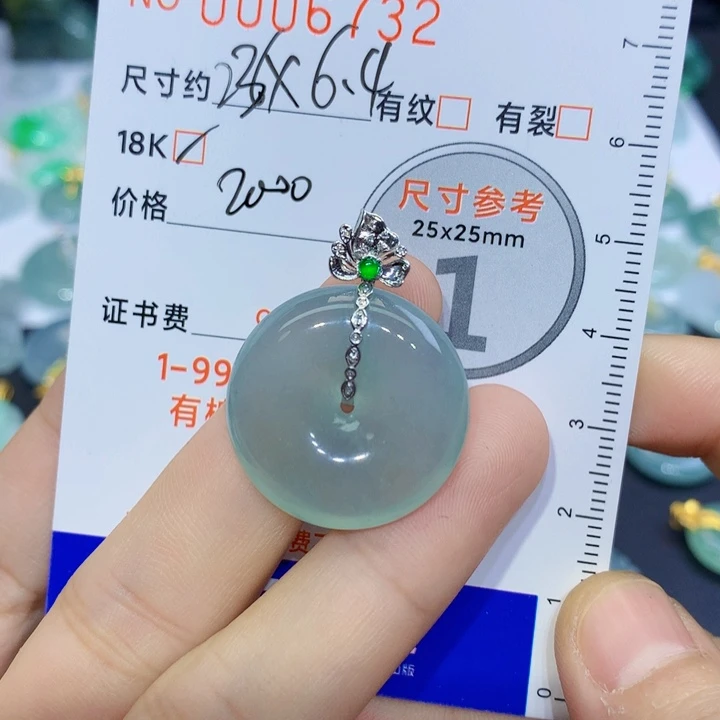 翡翠未镶嵌颈饰吊坠