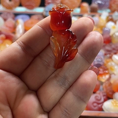 未镶嵌颈饰玛瑙/玉髓O****l