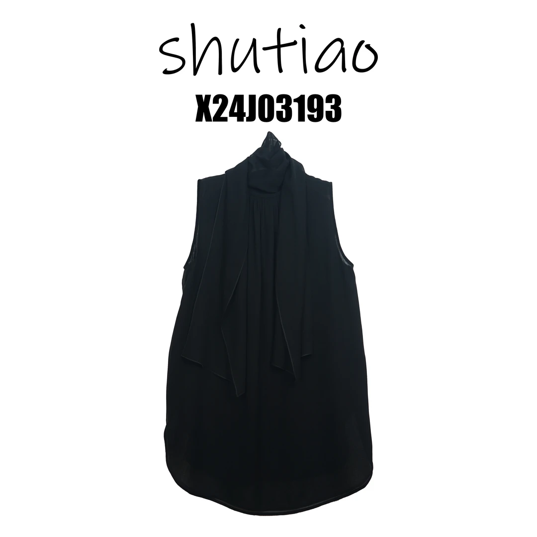 【SHUTIAO】2025夏季：新款小众设计款背心X24J03193