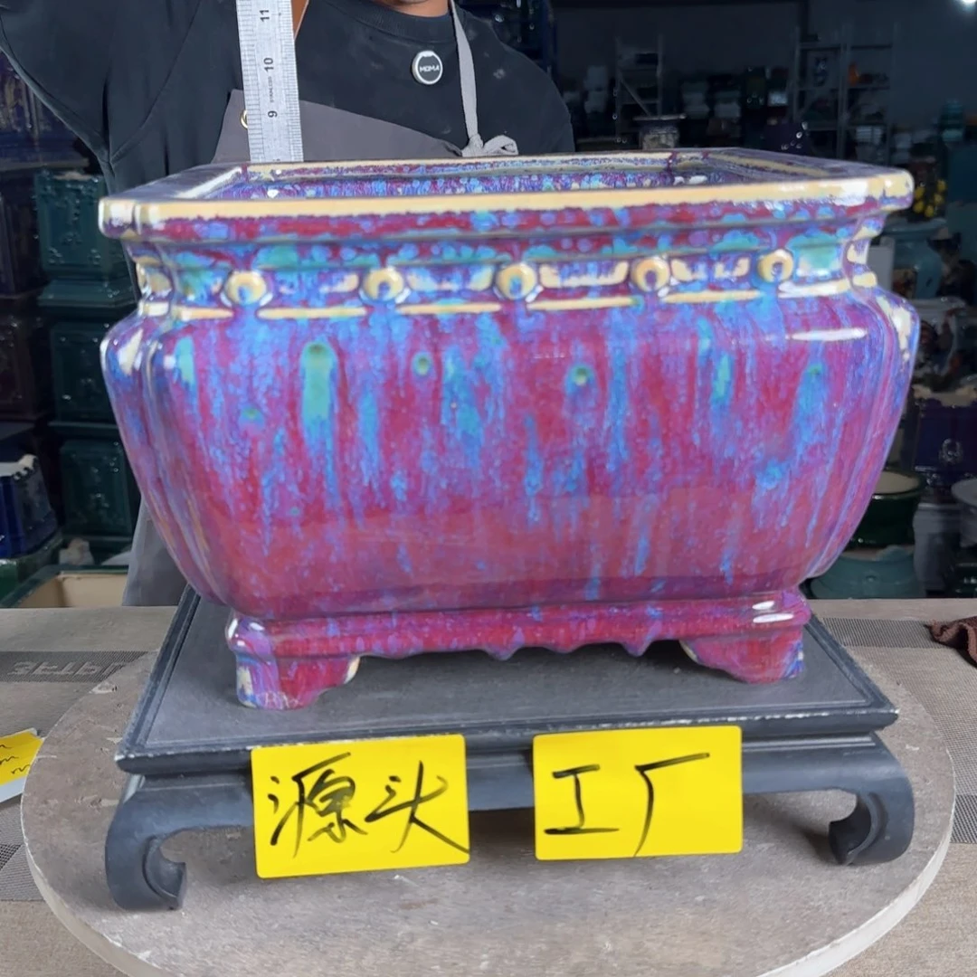 一风堂石湾花盆。微瑕