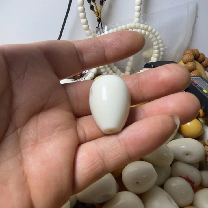 象牙果雕刻水滴三通直径23+