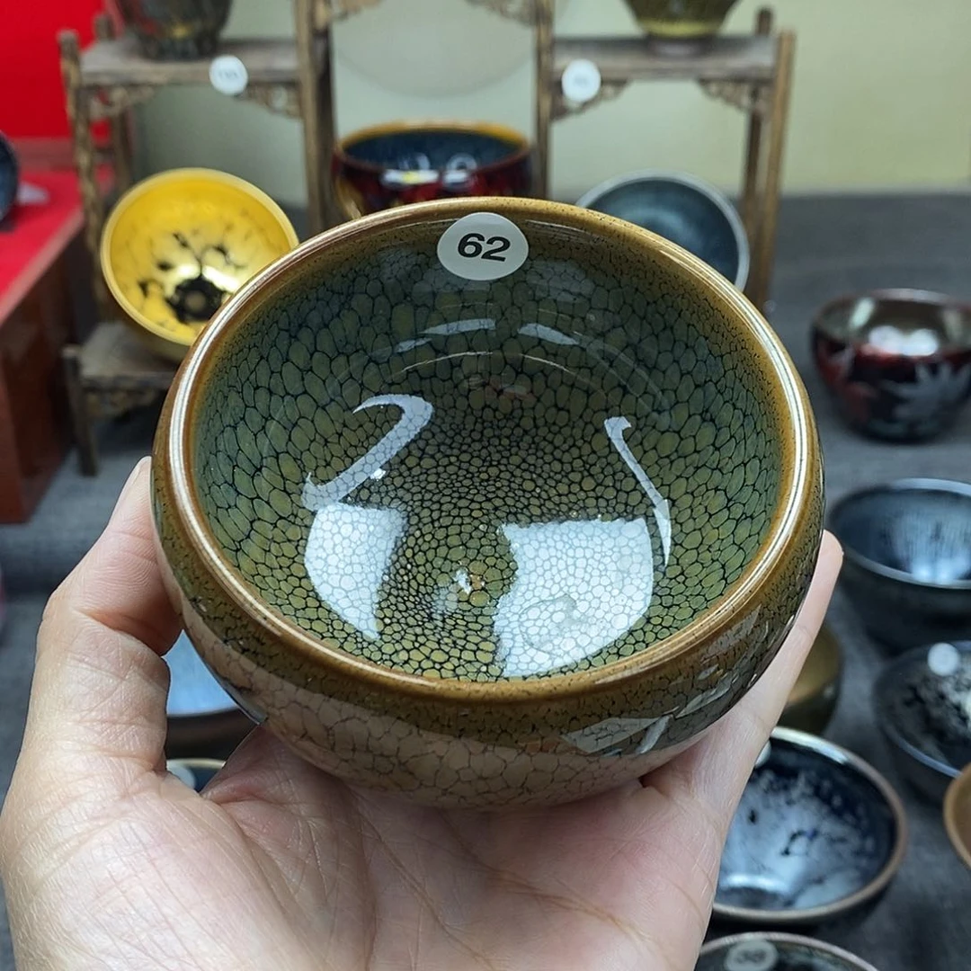 茶盏禅定鹧鸪手工