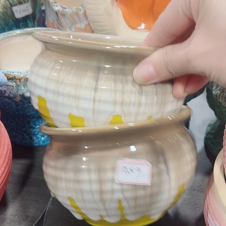 多肉陶瓷花盆满10元包邮