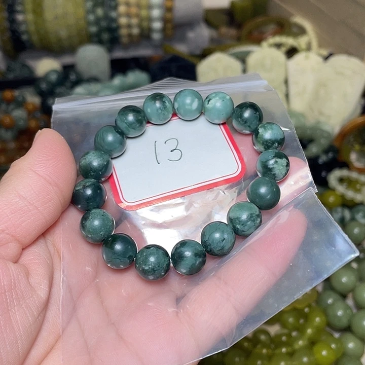 蛇纹石玉未镶嵌手链