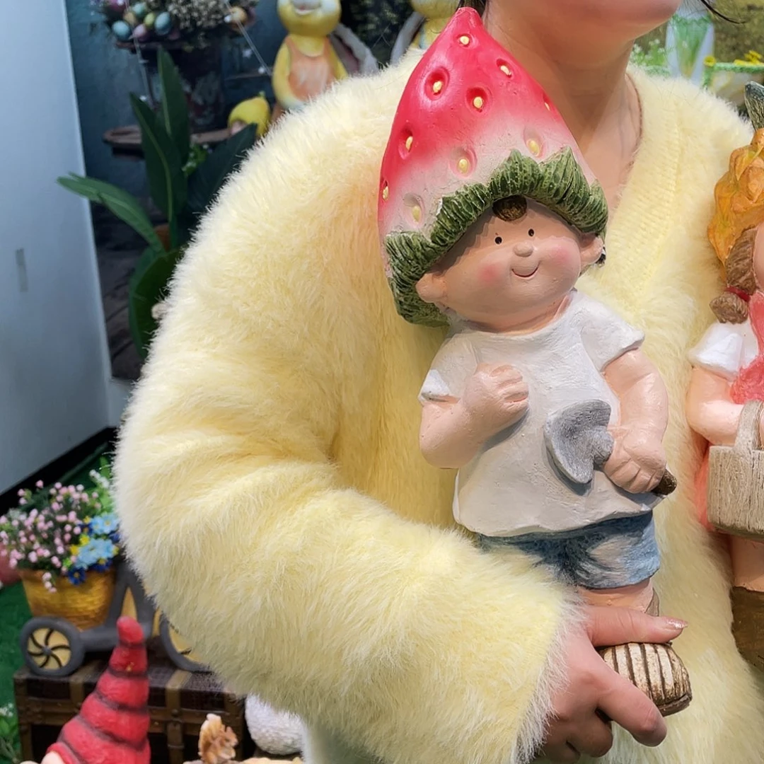 摆件花园摆件红红火火