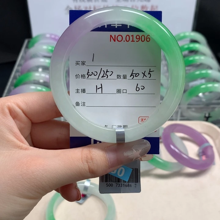 翡翠未镶嵌手镯60