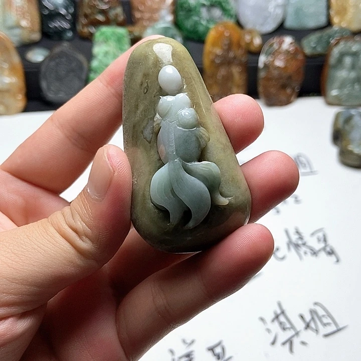 颈饰未镶嵌翡翠翡翠a货