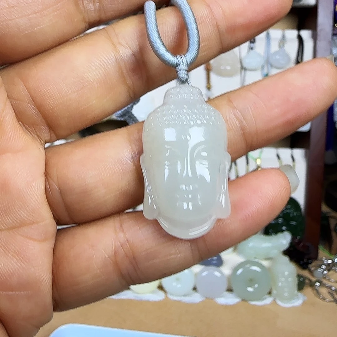和田玉未镶嵌吊坠(不含链)