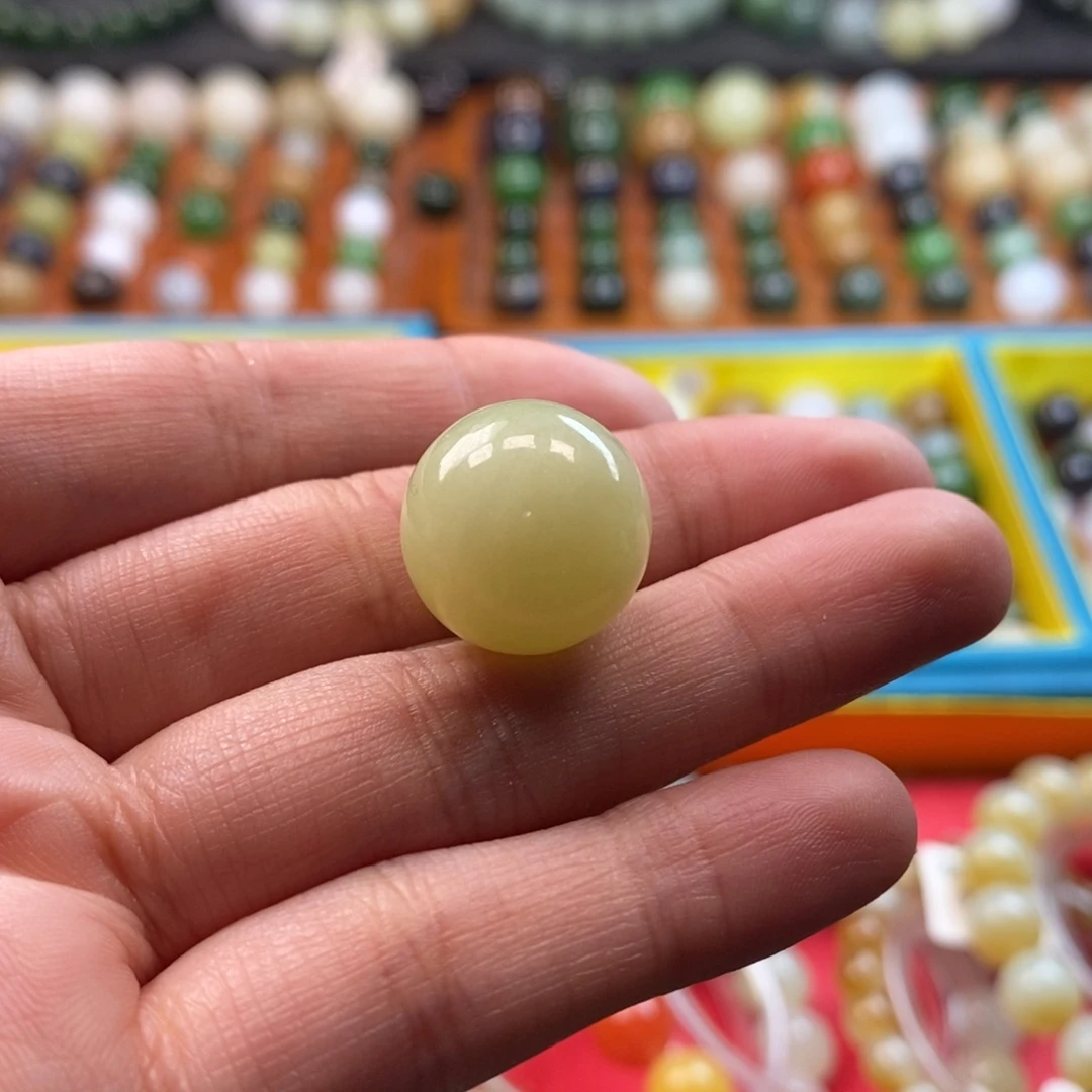 和田玉未镶嵌手链L卡16