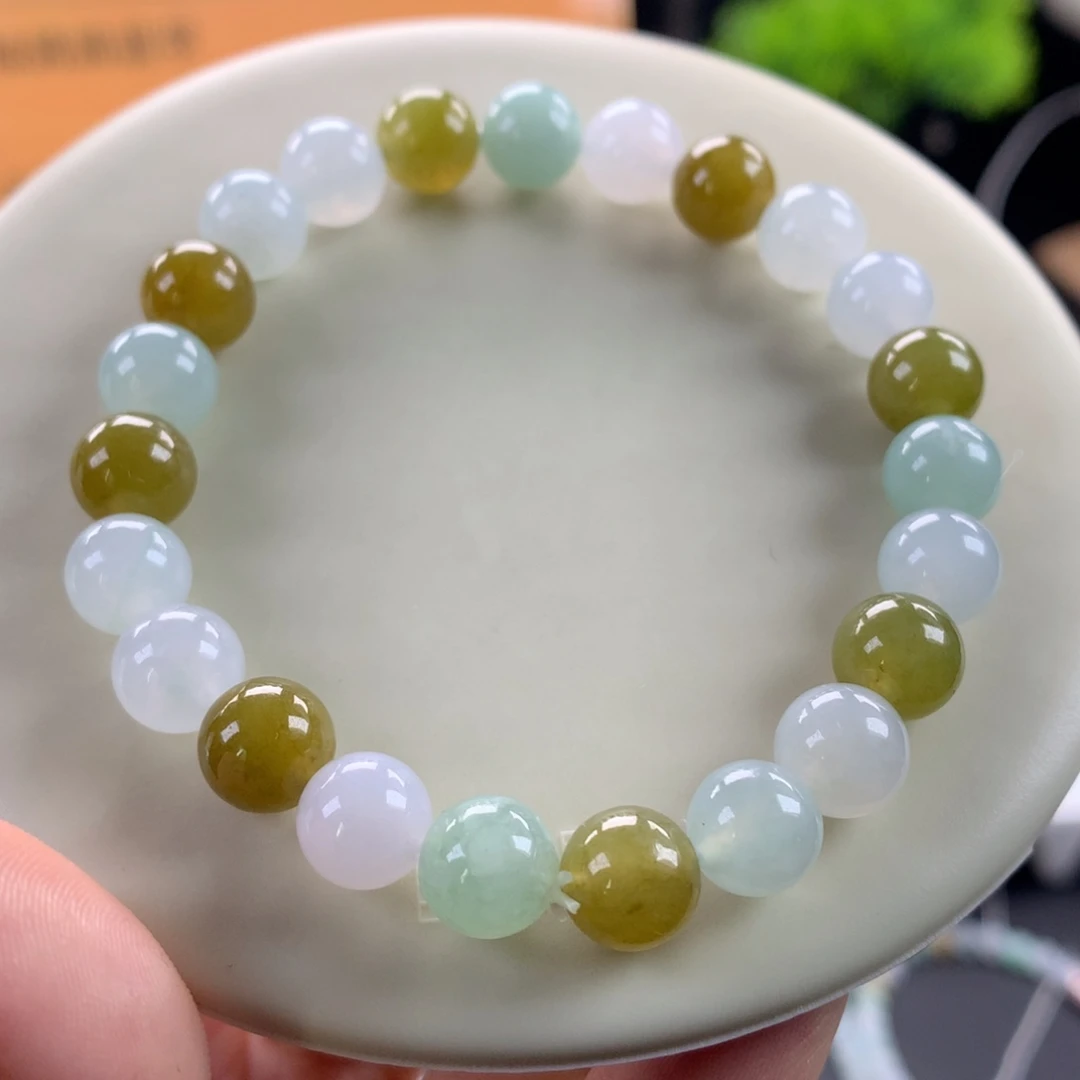 翡翠未镶嵌手链卡8