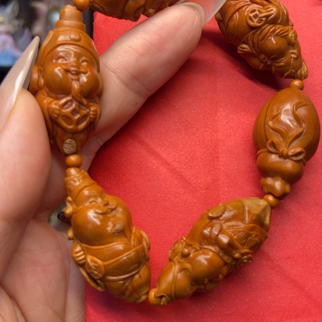 手串/手链橄榄核数你有钱