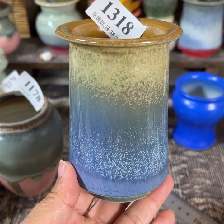 口5高10 手工花盆满30包邮