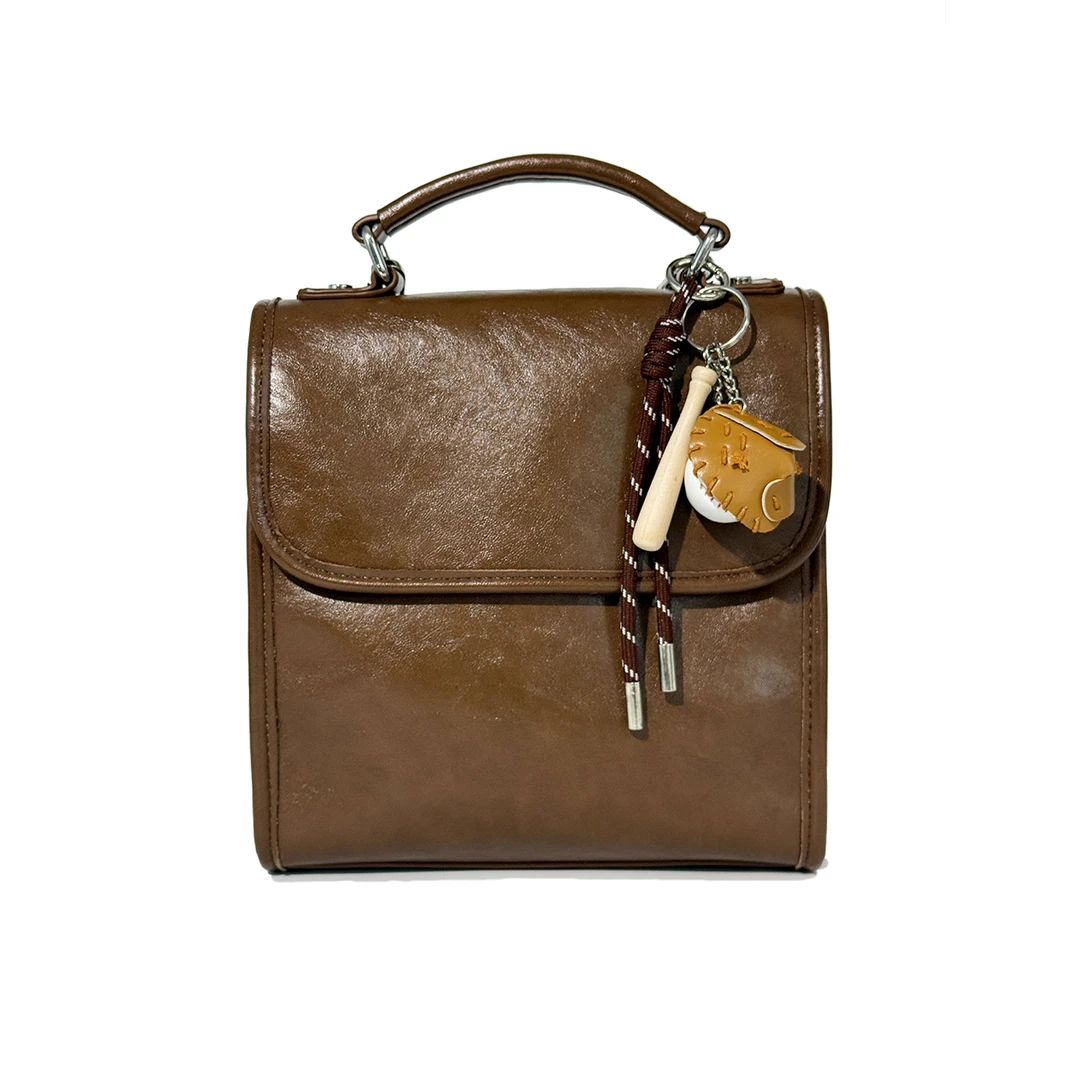 【豆腐双肩】小众时尚女士气质单肩斜挎包百搭99132