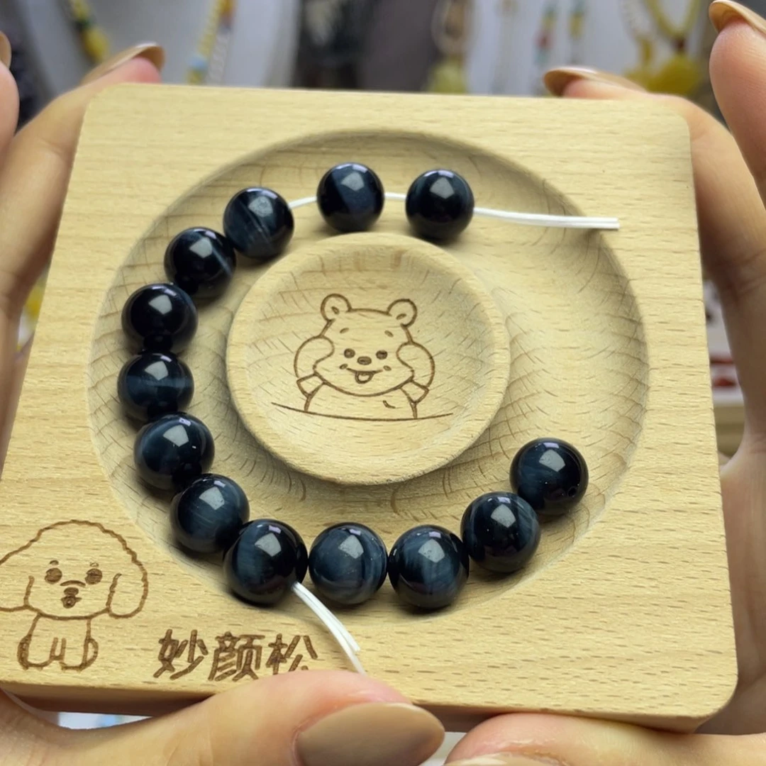 未镶嵌配珠木变石（鹰眼石）卡10