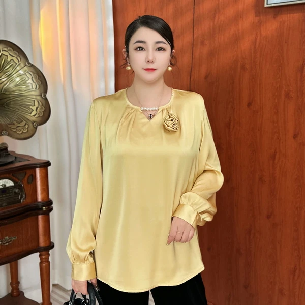 【枫叶】早春新款气质百搭显白显瘦衬衣L202