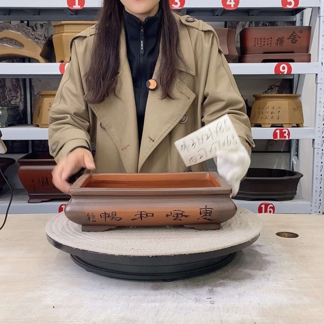 紫砂花盆紫砂花盆