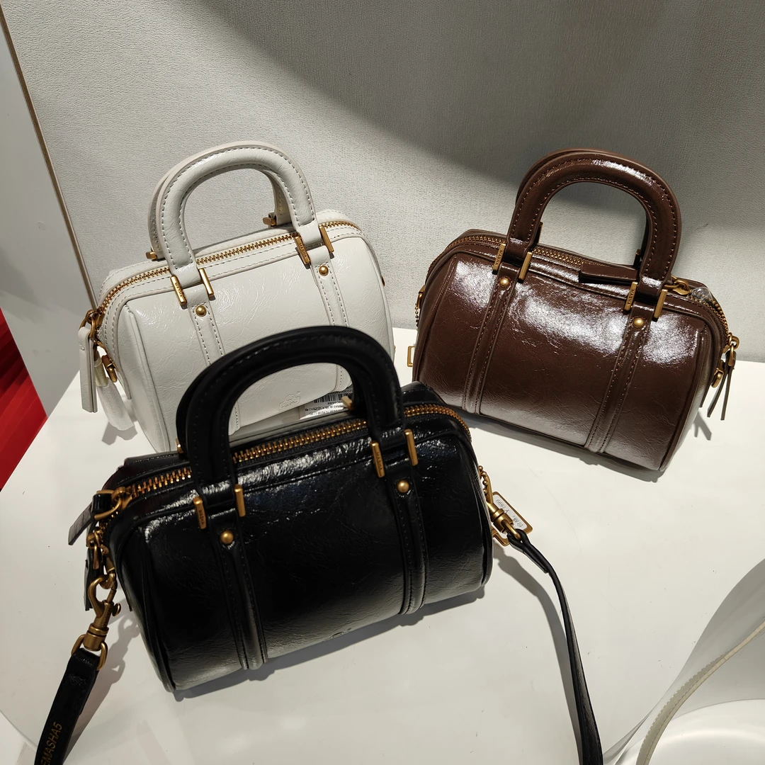 高级感波士顿包女包时尚百搭手提单肩斜挎包轻奢女士肩包手提包包