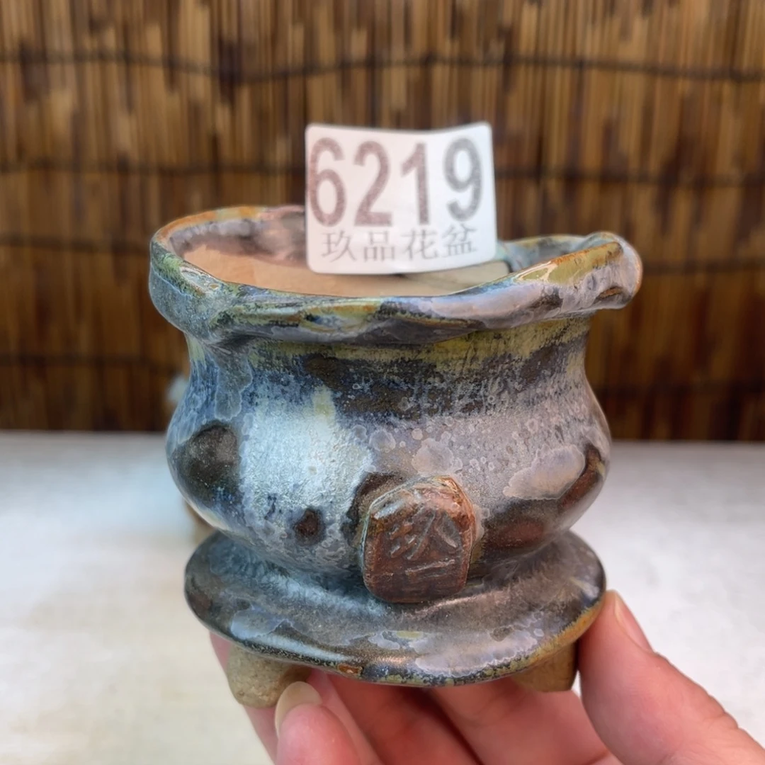 手工花盆默认瑕疵完美者勿拍