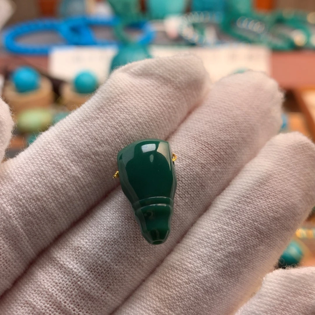 绿松石未镶嵌绿松石9.5mm