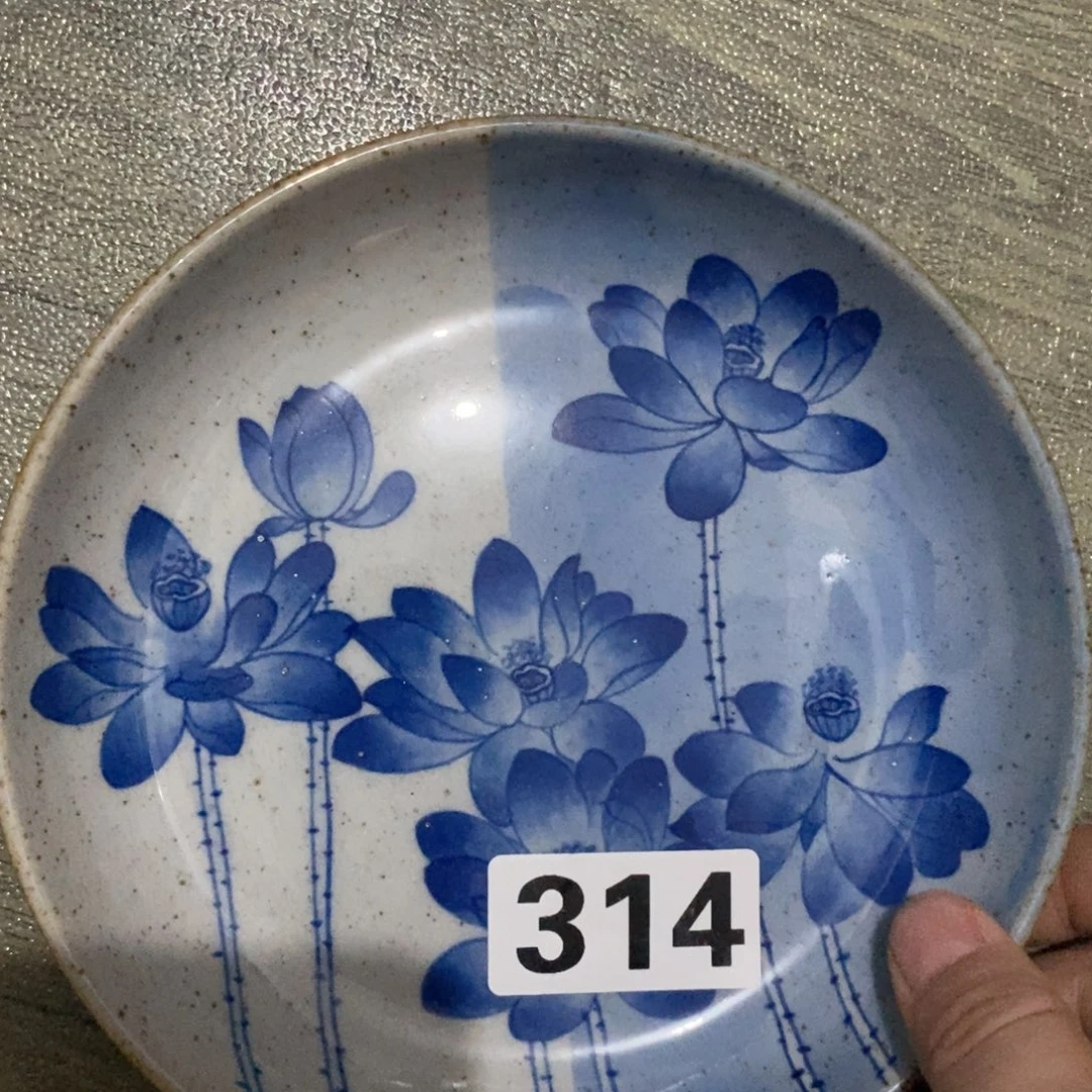 景德镇手绘陶泥圆盘