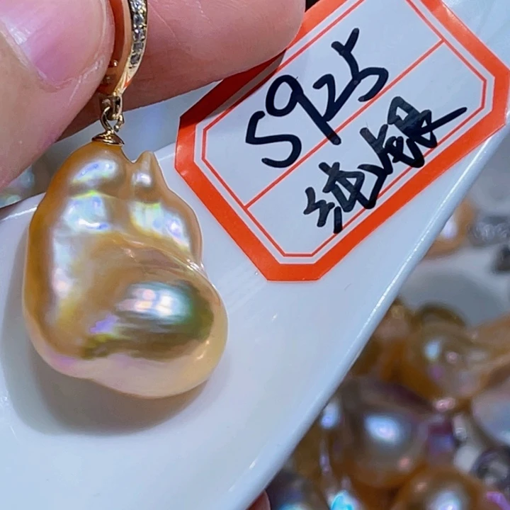 淡水珍珠银S925镶嵌颈饰