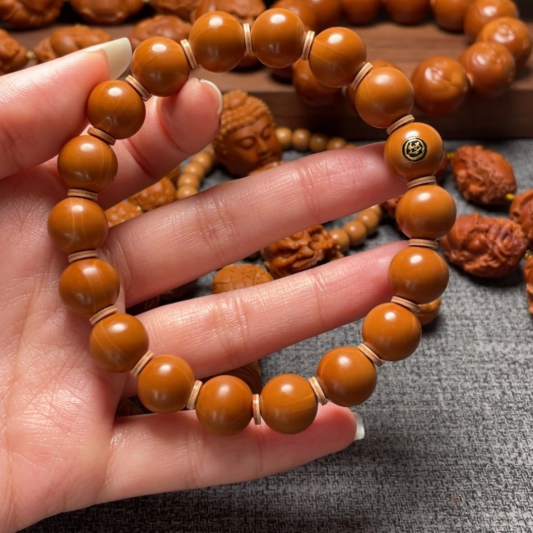 橄榄核手串/手链习****惯1.2正圆光珠