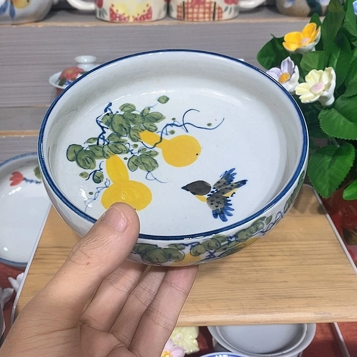 禾泥陶器手工手绘