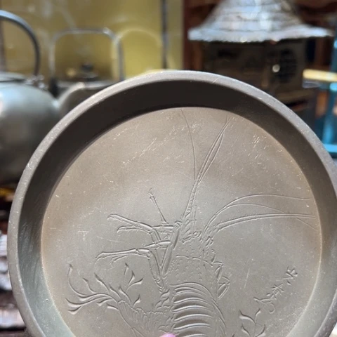 中古美术 金银铜铁锡新年快乐五**石