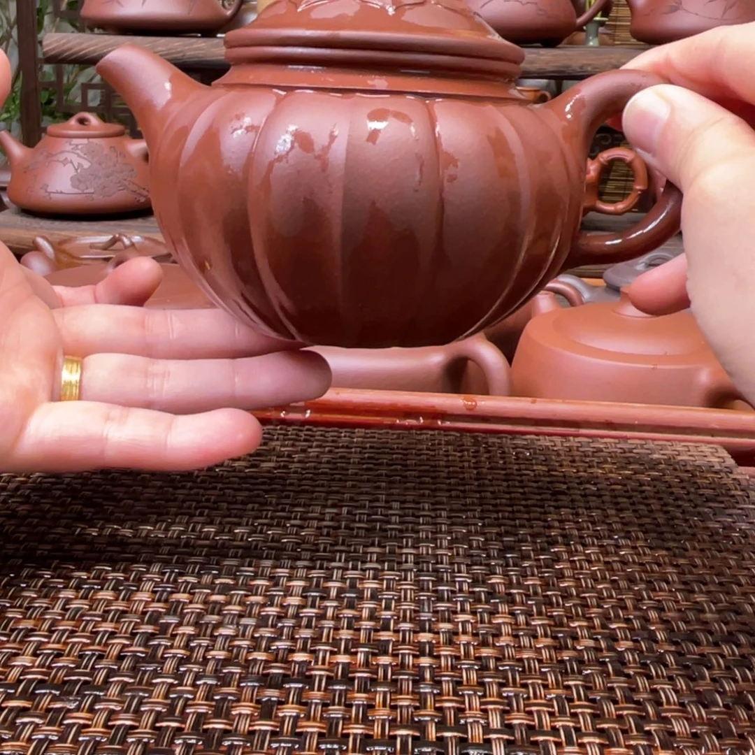 茶壶紫砂宜兴原矿紫砂手工制370