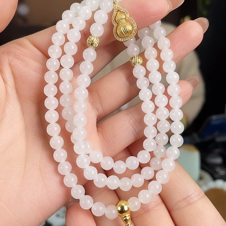 和田玉银S925镶嵌颈饰