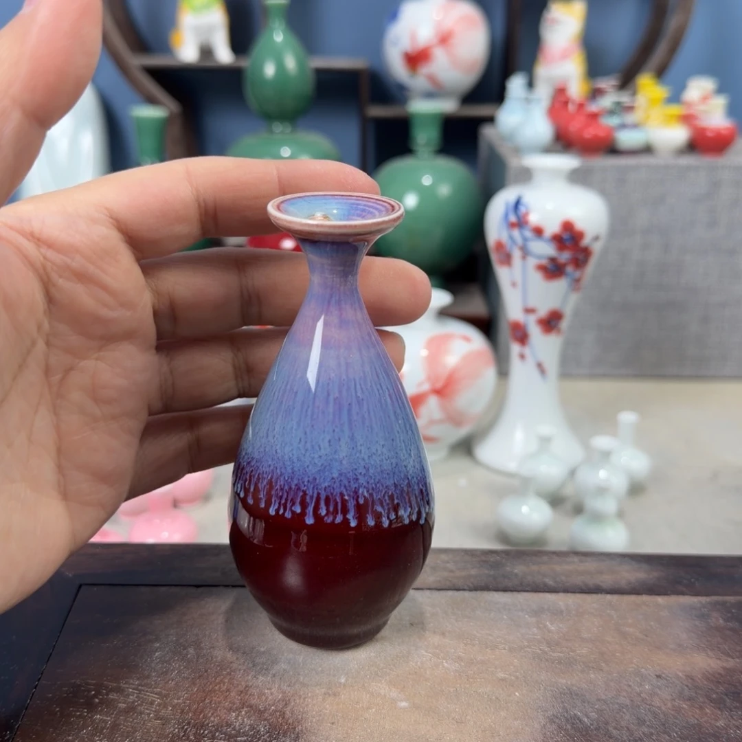 陶瓷手工小花器摆件