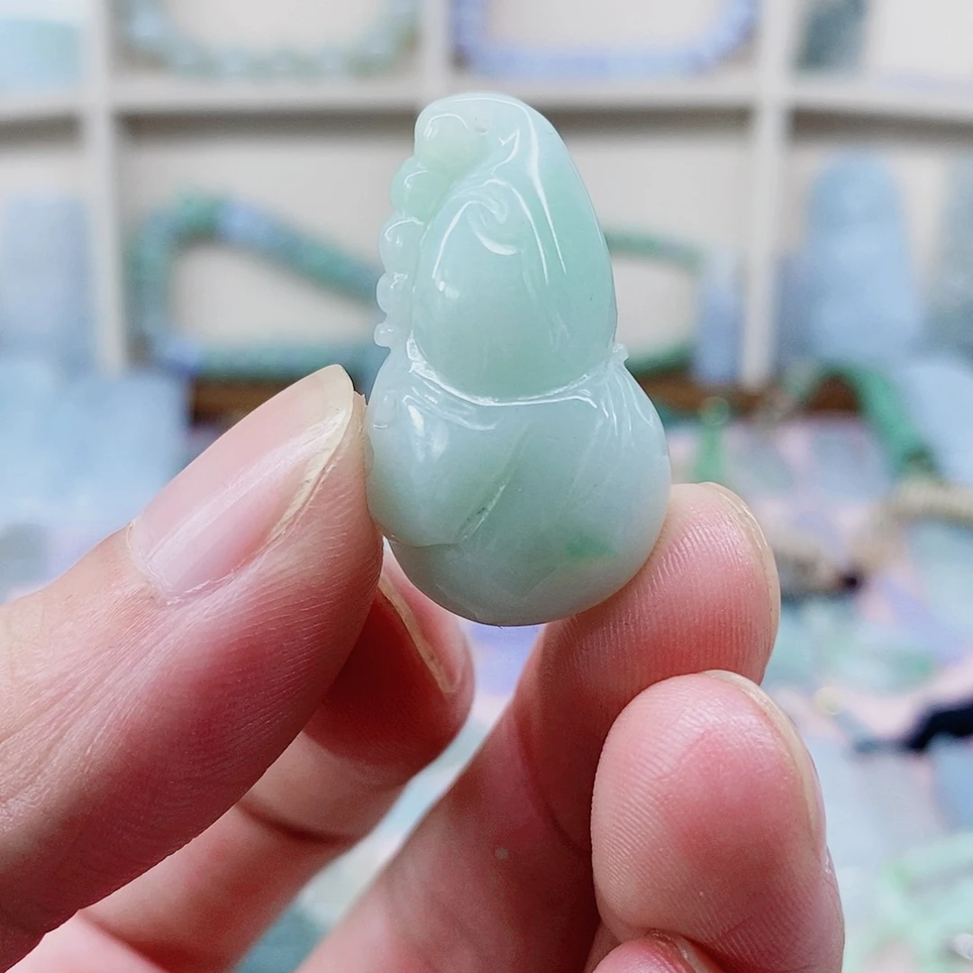 吊坠(不含链)未镶嵌翡翠天然