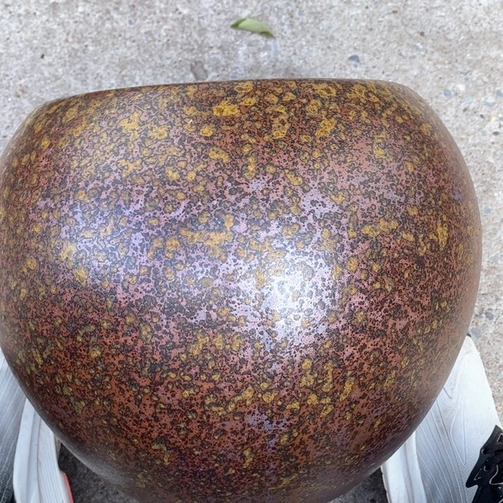 紫砂花盆高约27口约23