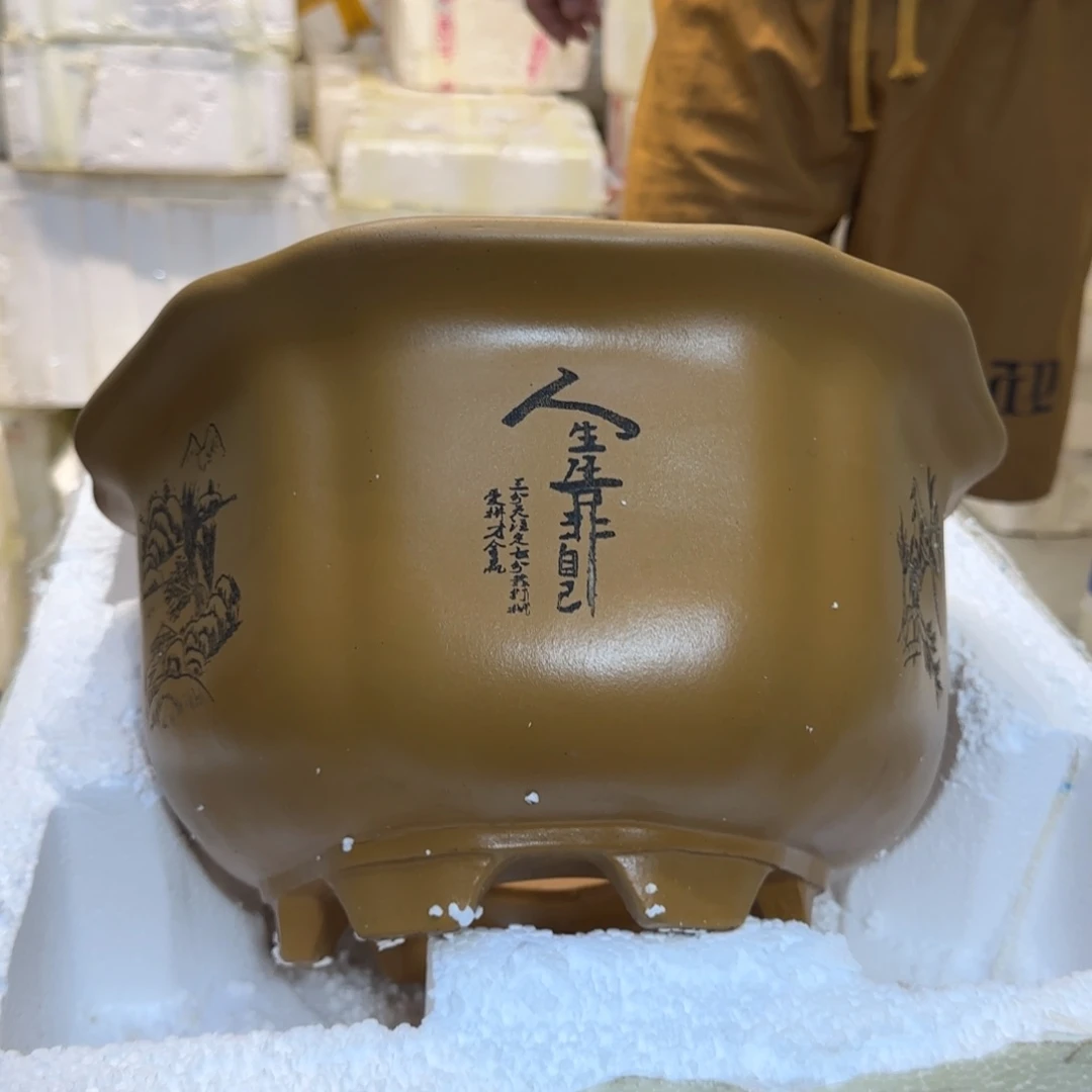 紫砂花盆口径为一